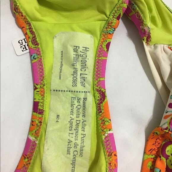 Trina Turk 2 Piece Bikini Swim Suit Size 12 - Picture 10 of 13